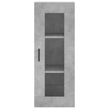Highboard Concrete Grey 34,5x34x180 cm Engineered Wood 3199189