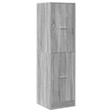 Apothecary Cabinet Grey Sonoma 40x41x144.5 cm Engineered Wood 3309641