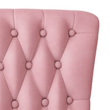 HighBackChair Pink 56.5 x 70 x 110 cm Velvet 42020677