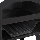 Outdoor Pizza Oven Charcoal Fired with 2 Fireclay Stones 318145
