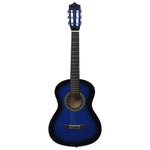 ZNTS Classical Guitar for Beginner and Kid with Bag Blue 1/2 34" 3055603