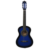 ZNTS Classical Guitar for Beginner and Kid with Bag Blue 1/2 34" 3055603