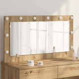Vanity Mirror Rectangular Artisan Oak 100 x 55 x 18 cm 868308