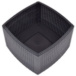 Side Table Mocha 54x54x36.5 cm Plastic 48776