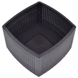 Side Table Mocha 54x54x36.5 cm Plastic 48776