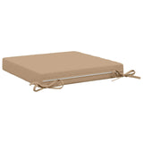 Seat Cushions SOEST 4 pcs 100% Polyester Sand 50 x 50 x 7 cm 944560