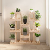 Plant Stand 104.5x25x109.5 cm Solid Wood Pine 822092
