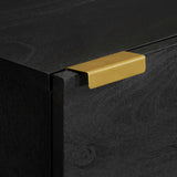Highboard Black 40x33x110 cm Engineered Wood 4017677