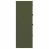File Cabinet with Drawer 2 pcs Olive Green 44 x 50 x 139 cm 3406158