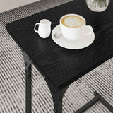 Nesting Coffee Table 3 pcs Black oak Engineered wood 883533