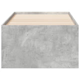 Daybed with Drawers without Mattress Concrete Grey 90x200 cm 3280247