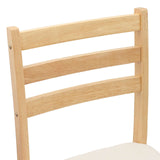 Dining Chairs 2 pcs Natural 40 x 47.5 x 99.5 cm 42020467