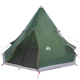 Camping Tent Tipi 4-Person Green Waterproof 94380