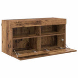 TV Wall Cabinet Old Wood 80 x 30 x 40 cm Engineered Wood 882977