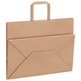 Paper Bags 250 pcs with Handles Brown 32x17x25 cm 4101817