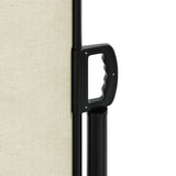 Retractable Side Awning Cream 140x1200 cm 4004805