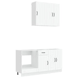 Kitchen Unit LUCCA 5 pcs White Engineered Wood 3438255