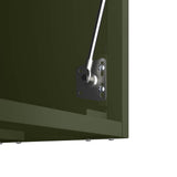 Wall Cabinet for Garage with Gas-lift Door Olive green 883283