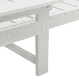 Sun Lounger White 73.5 x 92 x 90cm HDPE 42006637