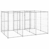 Outdoor Dog Kennel Galvanised Steel 7,26 m 3082283