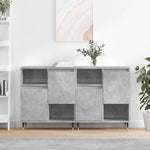 Sideboards 2 pcs Concrete Grey Engineered Wood 3190121