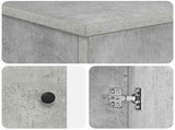 Bathroom Furniture Set Concrete Grey Engineered Wood 3404217