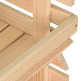 Vegetable Trolley 77x30x80 cm Solid Pinewood 327327