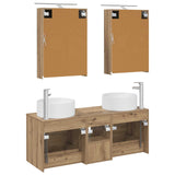 Bathroom Furniture Set 5 pcs Artisan Oak 3407078