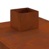 Camping Stove 35x50x60 cm Corten Steel 859841