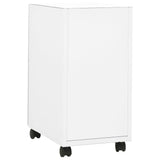 Mobile File Cabinet White 30x45x59 cm Steel 335982