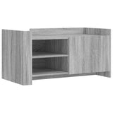 Coffee Table Grey Sonoma 100x50x50 cm Engineered Wood 848365