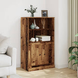 Highboard Old Wood 60x35.5x103.5 cm Engineered Wood 857147