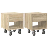 Bedside Table 2 pcs Sonoma Oak 40.5 x 40 x 48 cm 891061