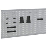 Tool Wall Panel 3 pcs Grey 150 x 1 x 80 cm 4103484