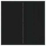 Garden Dining Set 5 pcs Black Powder-Coated Steel 3379185