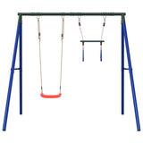 Outdoor Swing Set with Swing and Trapeze 3283586