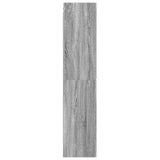 Wall-mounted Bathroom Cabinet Grey Sonoma 33 x 34.5 x 160 cm 890518