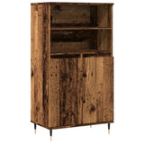 Highboard Old Wood 60x36x110 cm Engineered Wood 857458