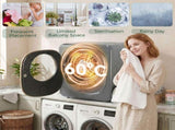 4kg Vented Tumble Dryer with 5 Drying Mode, 800W Compact Freestanding Front Tumble Dryer, Silver T3398P552510