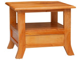 Bedside Cabinet Natural 40 x 40 x 45.5 cm Solid Mahogany Wood 42009931