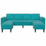 Sofa Set 3 pcs Turquoise Velvet 3335130