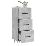Sideboard Concrete Grey 34.5x34x90 cm Engineered Wood 828600