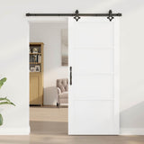 Sliding Door ORKDAL White 86 x 198.5 cm Solid Pine Wood 3333623