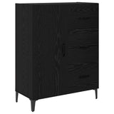Highboard Black Oak 69.5 x 34 x 180 cm Engineered Wood 3416082