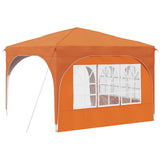 Pop-up Party Tent 290 x 290 x 245 cm Orange 42019866