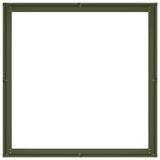 Planter Olive Green 100x100x30 cm Steel 860811