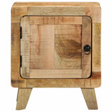 Bedside Cabinet 40x32x46 cm Solid Wood Rough Mango 4104507