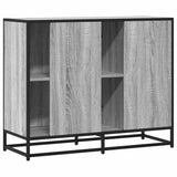 Sideboard Grey Sonoma 92x35x76 cm Engineered Wood 849022
