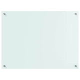 Kitchen Backsplash Milk 80 x 60 cm Tempered Glass 42018013