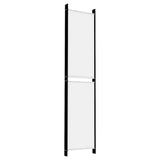 6-Panel Room Divider White 300x220 cm Fabric 350254